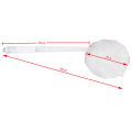 Deluxe Bowl Mop, 12" Handle, 4" Diameter Head, Plastic Handle, White, 12/Pack